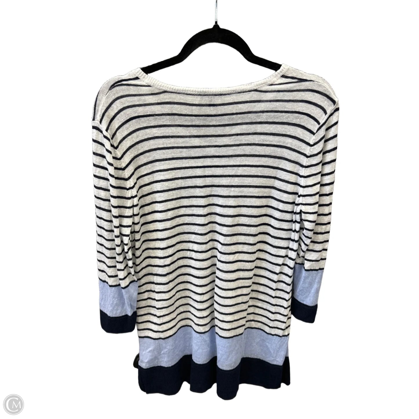 Top Long Sleeve By Talbots In Striped Pattern, Size: Xlp
