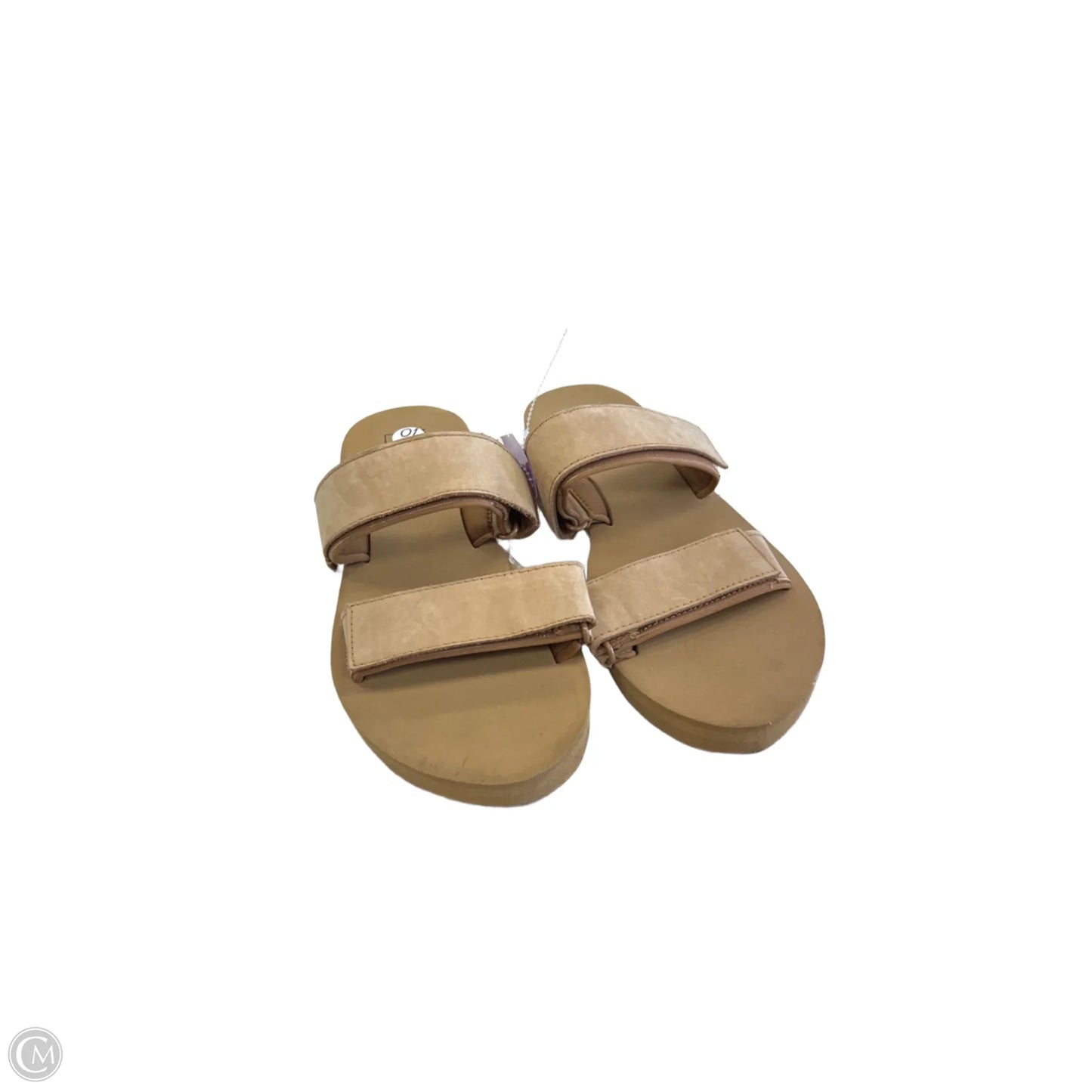 Sandals Flats By Vans In Brown, Size: 10