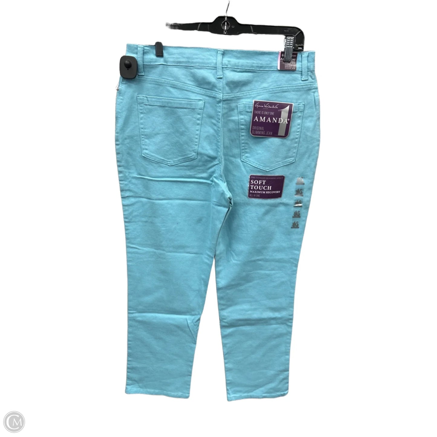 Jeans Straight By Gloria Vanderbilt In Blue, Size: 14