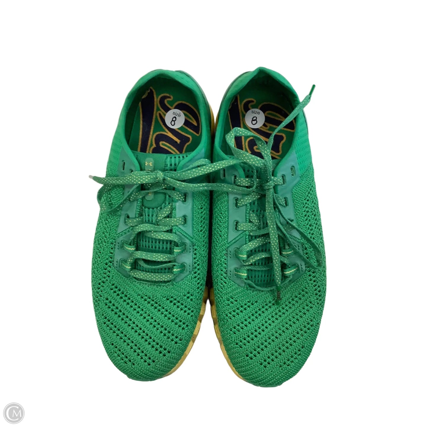 Shoes Athletic By Under Armour In Green, Size: 8