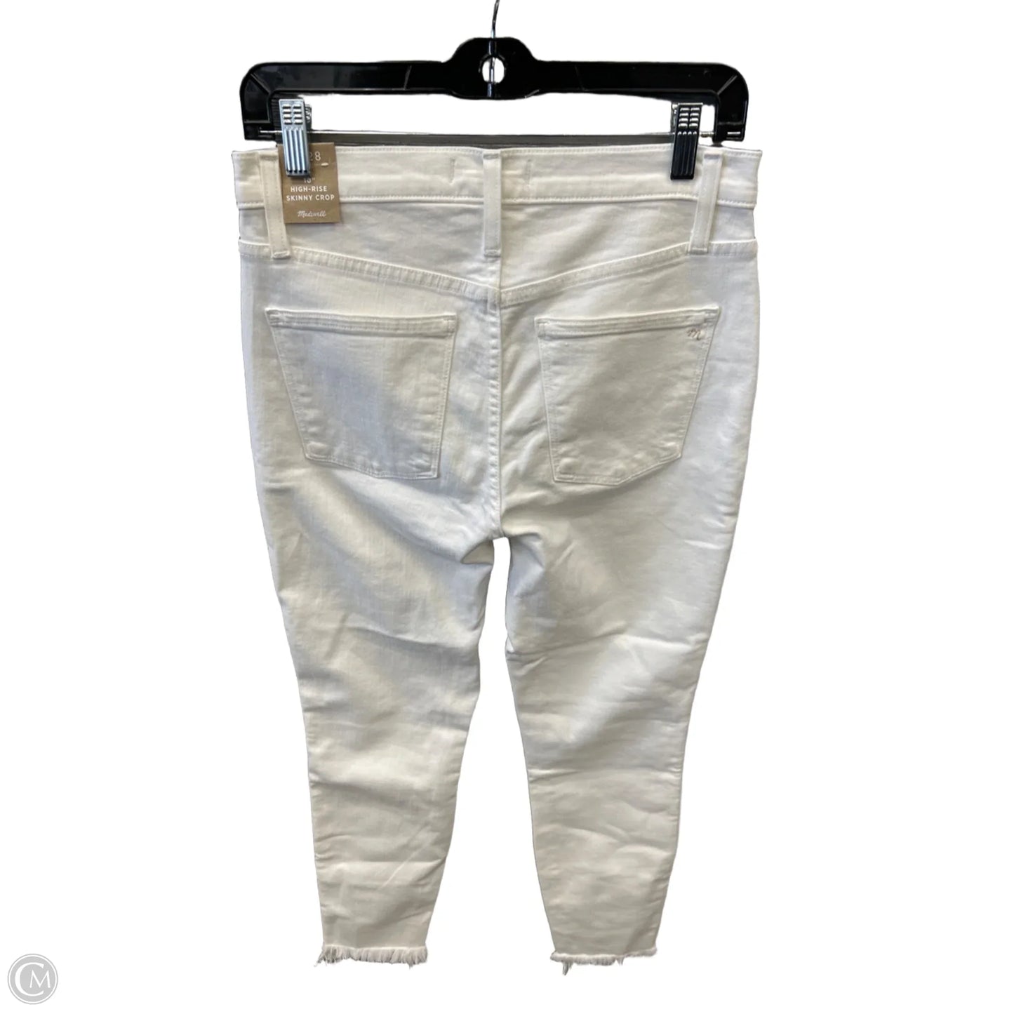 Jeans Skinny By Madewell In White Denim, Size: 6