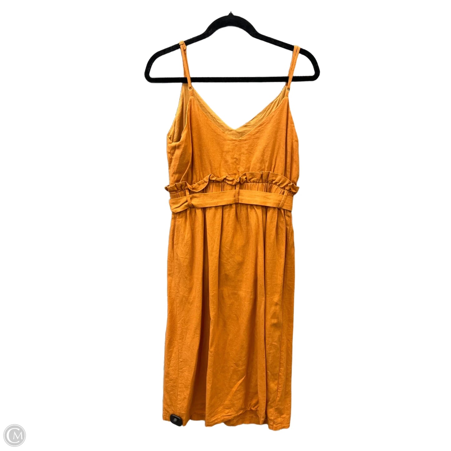 Dress Casual Midi By Mustard Seed In Orange, Size: M