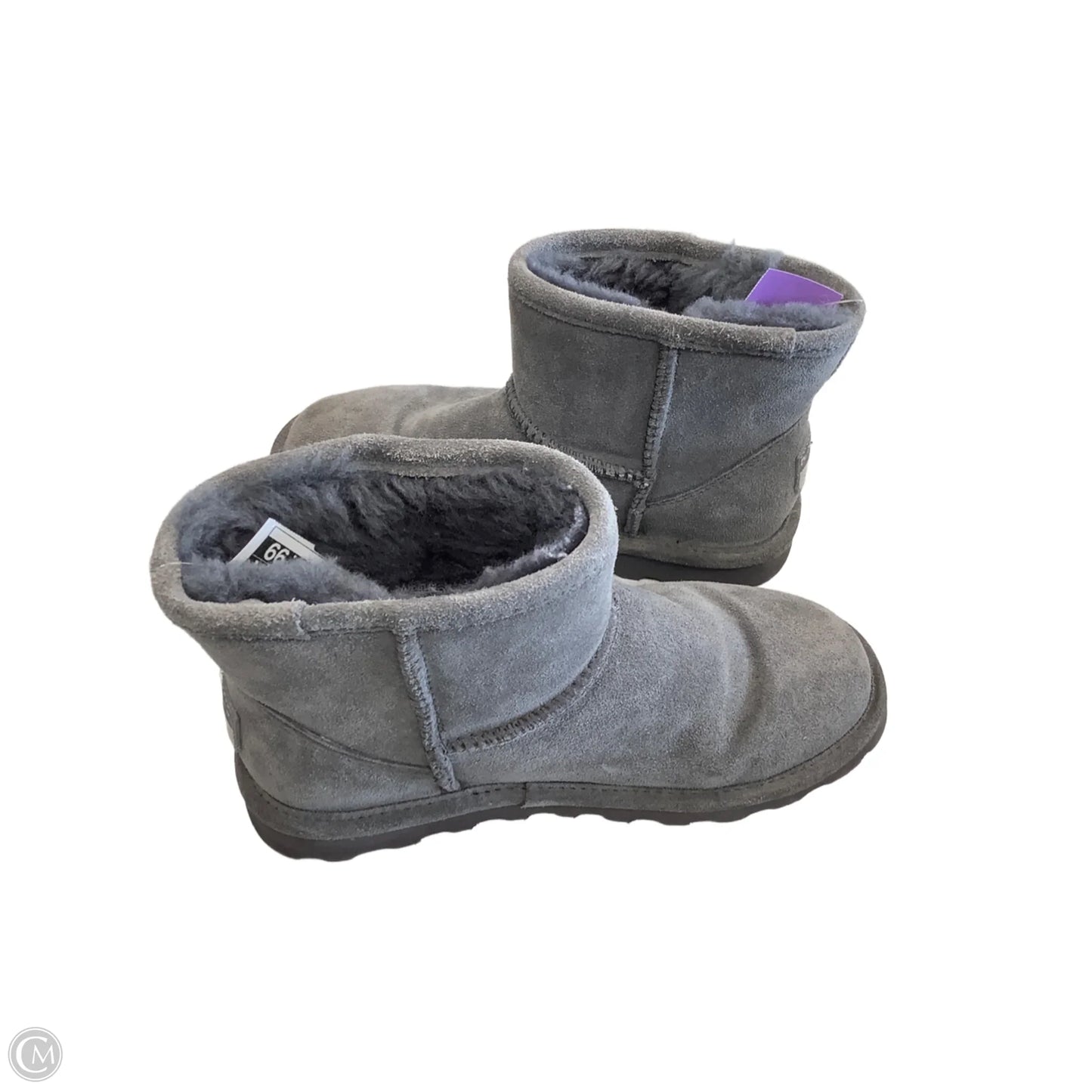 Boots Ankle Flats By Bearpaw In Grey, Size: 6