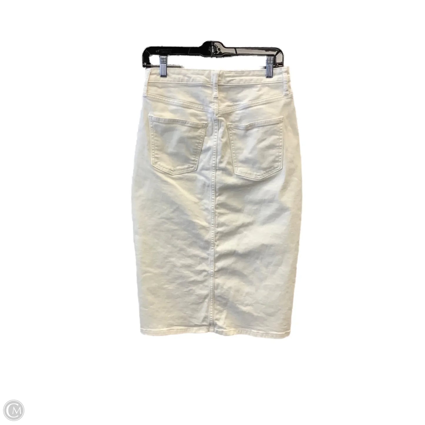 Skirt Maxi By A New Day In White Denim, Size: 6