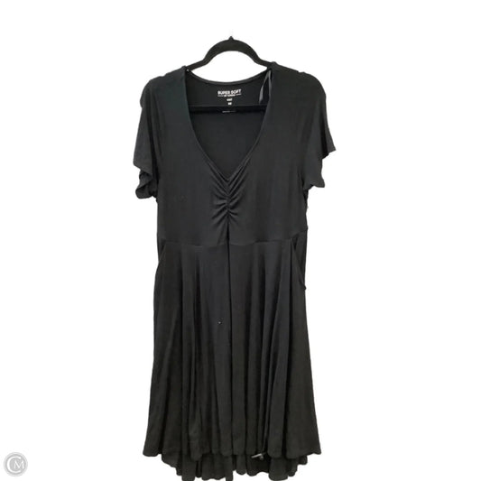 Dress Casual Midi By Torrid In Black, Size: M