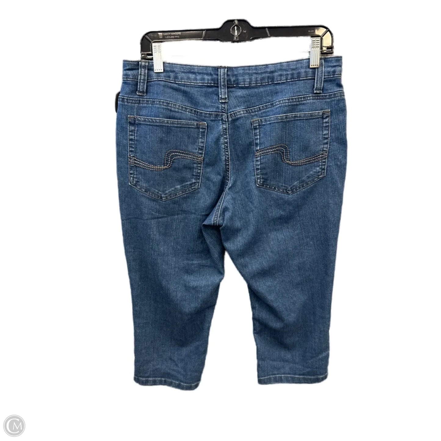 Capris By Merona In Blue Denim, Size: 10