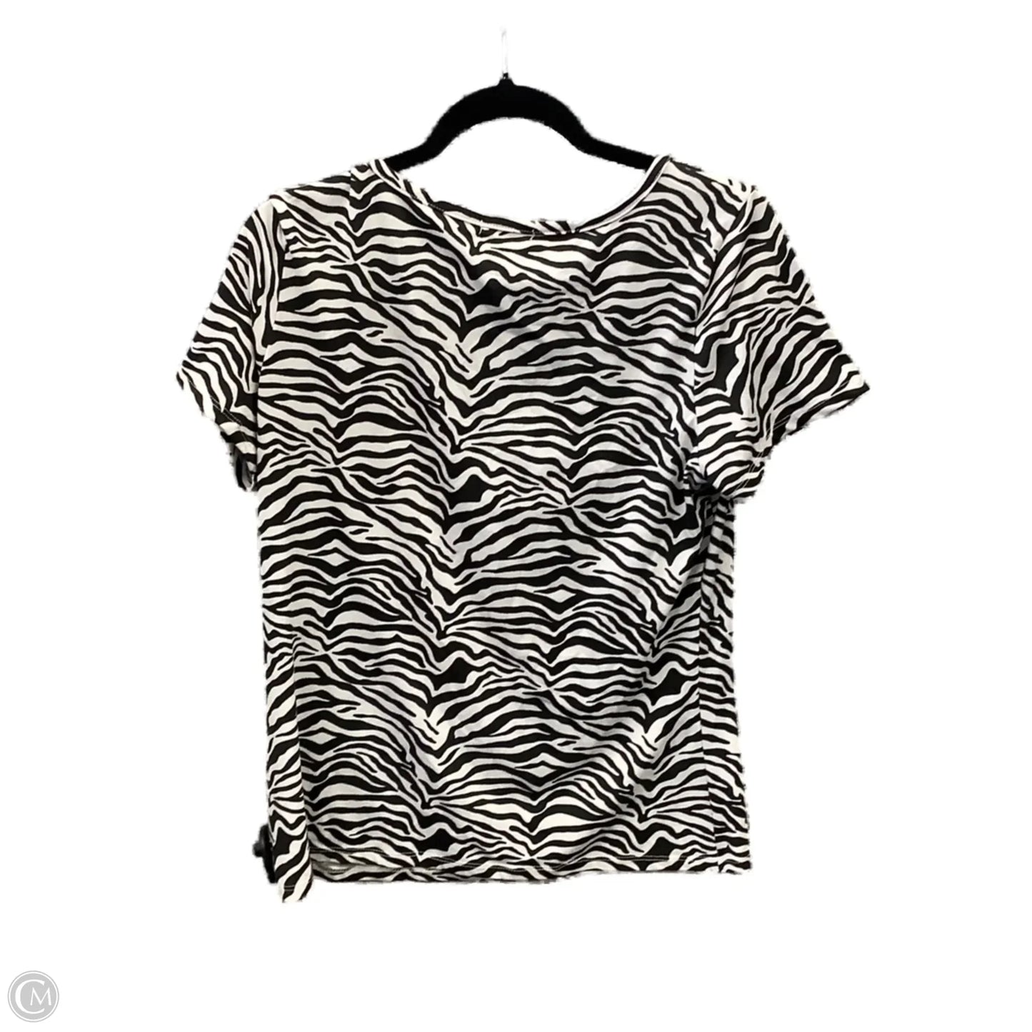 Top Short Sleeve By Clothes Mentor In Animal Print, Size: 2x