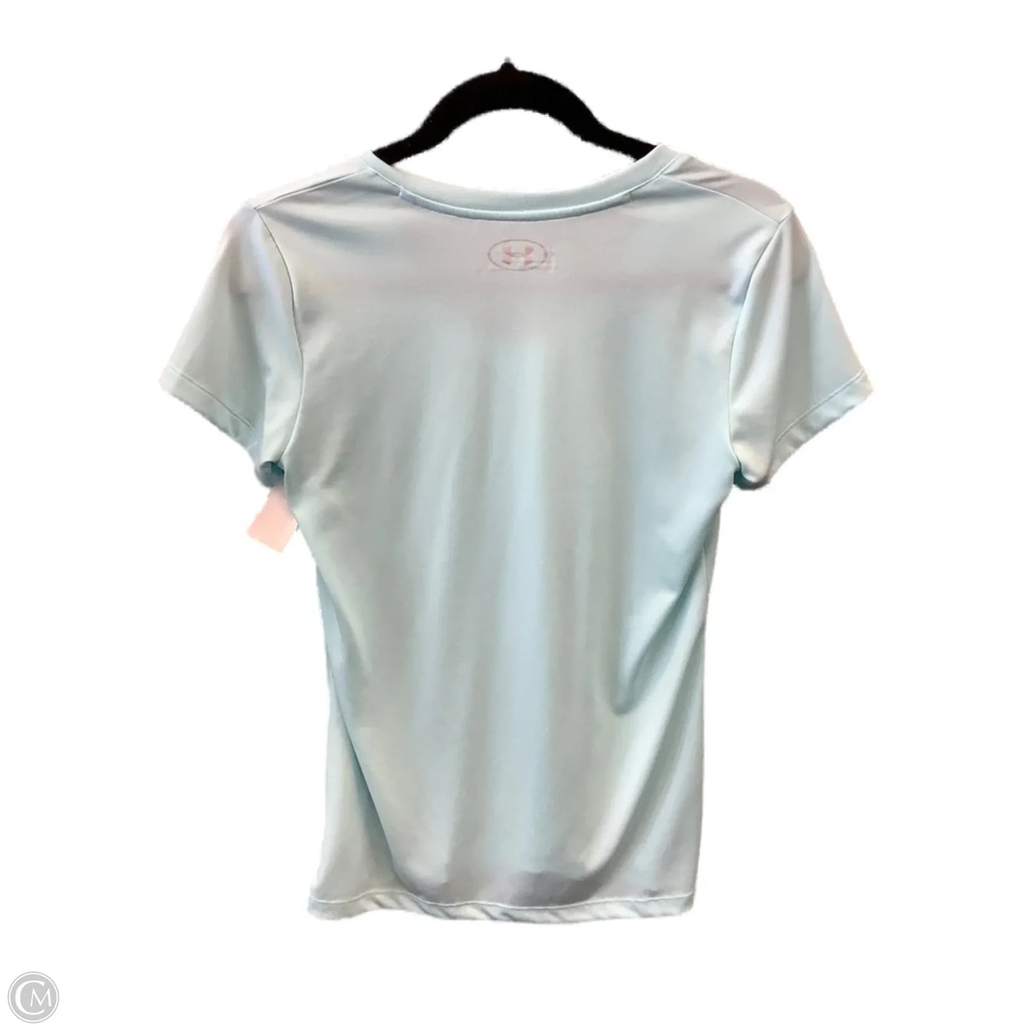 Athletic Top Short Sleeve By Under Armour In Blue, Size: Xs