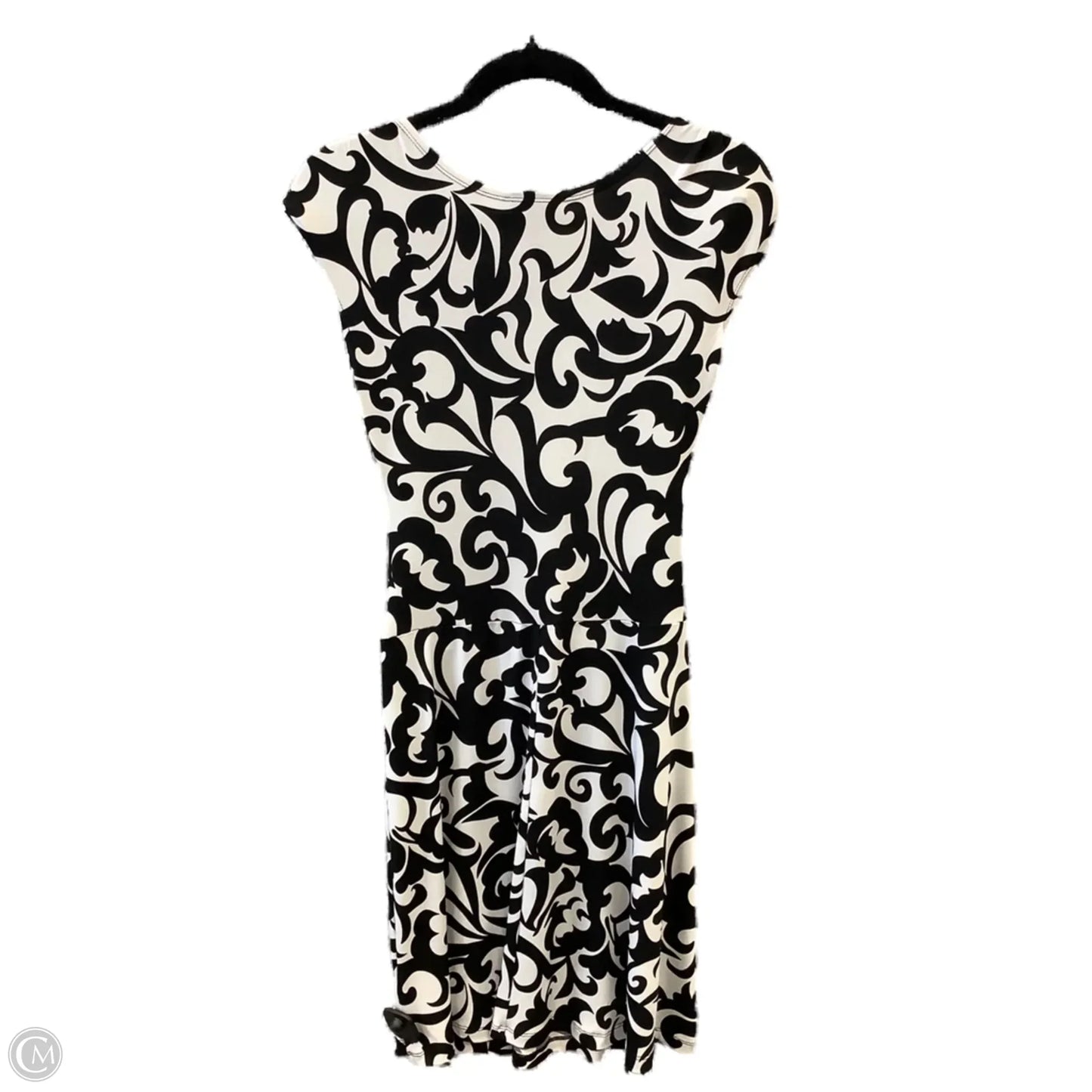 Dress Casual Midi By En Focus In Black & White, Size: S