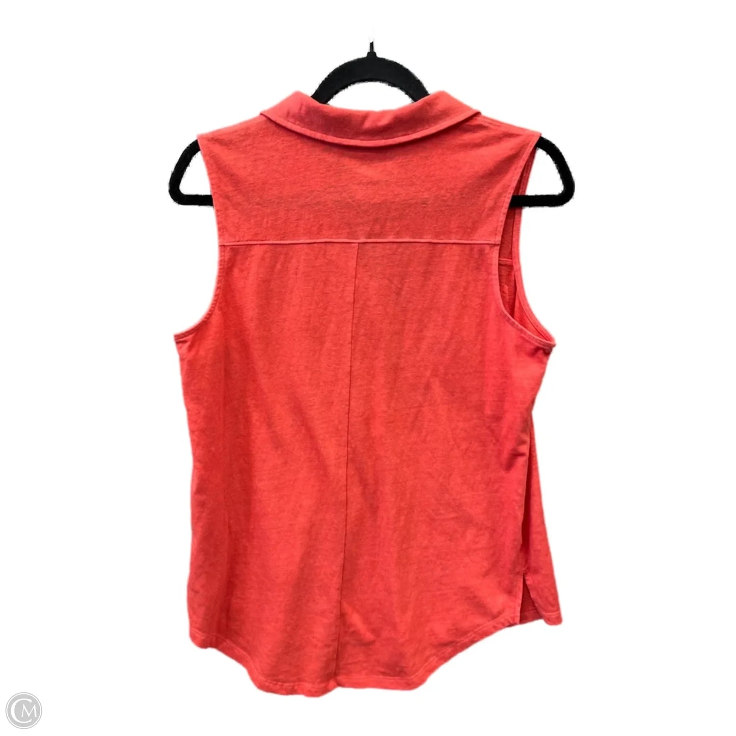 Top Sleeveless By Sonoma In Orange, Size: M
