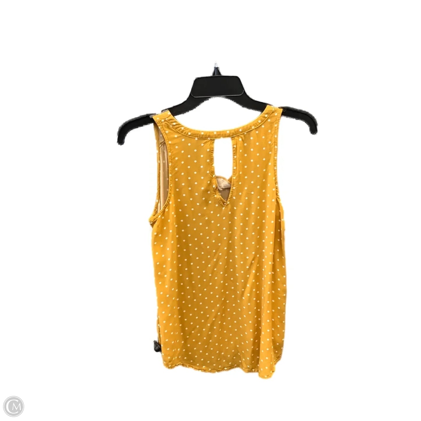 Top Sleeveless By Old Navy In Yellow, Size: Xs