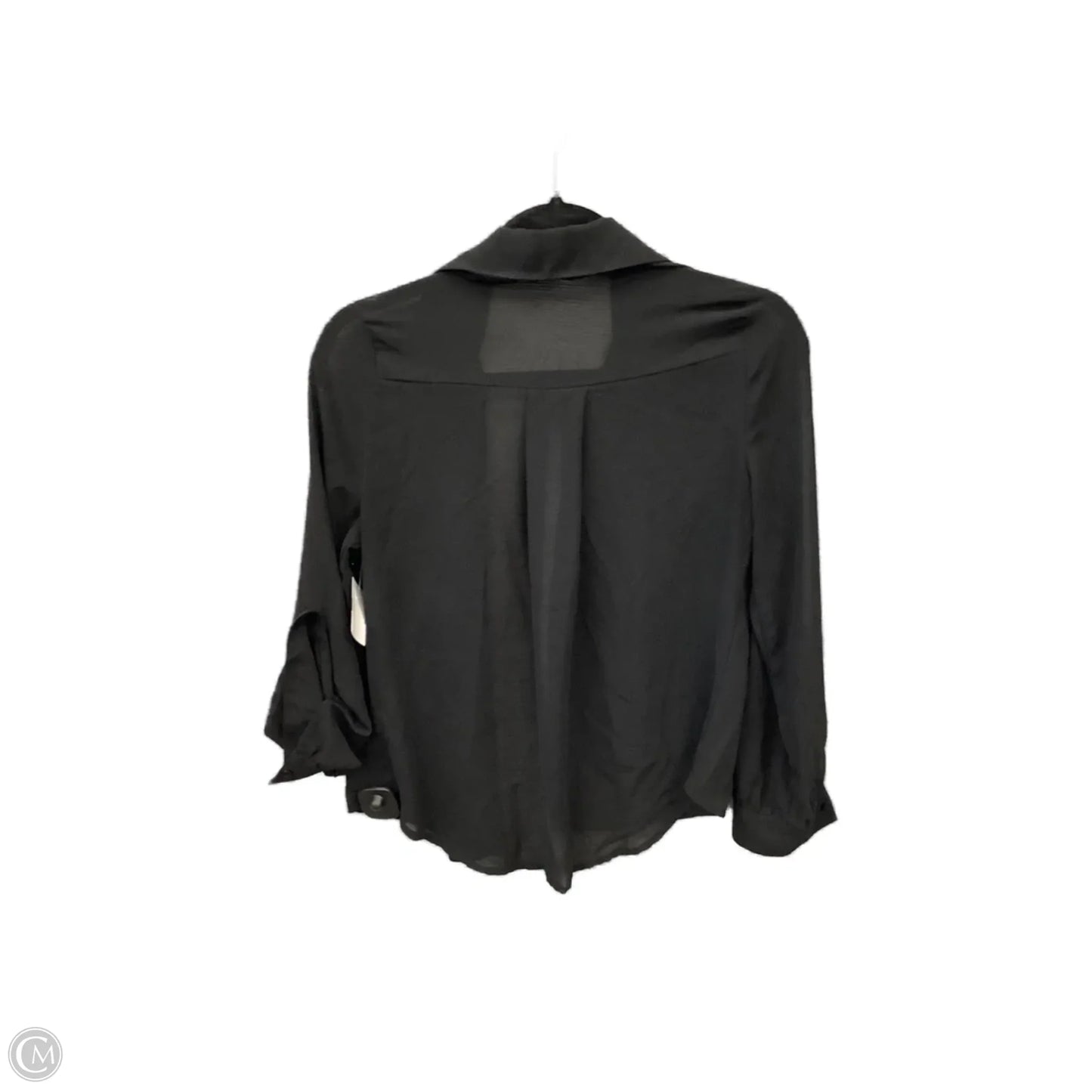 Top Long Sleeve By Mine In Black, Size: S