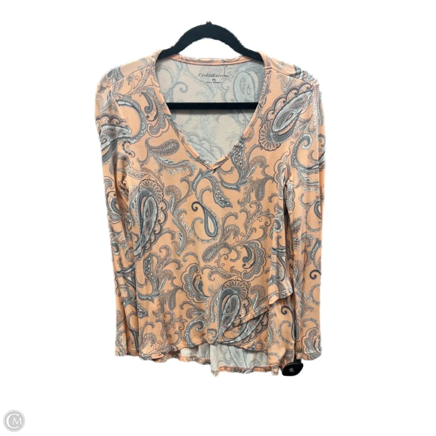 Top Long Sleeve By Croft And Barrow In Pink, Size: Sp