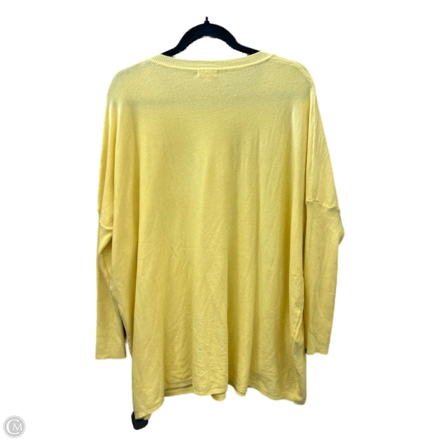 Top Long Sleeve By Tea N Rose In Yellow, Size: L