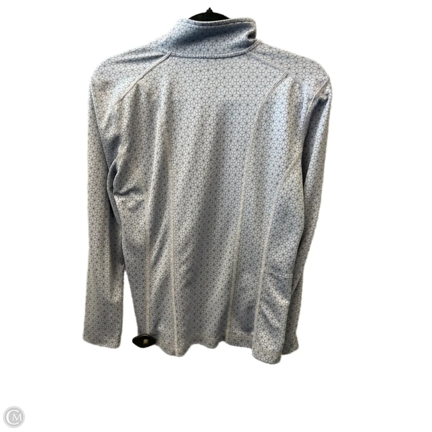 Athletic Top Long Sleeve Collar By L.l. Bean In Blue, Size: M