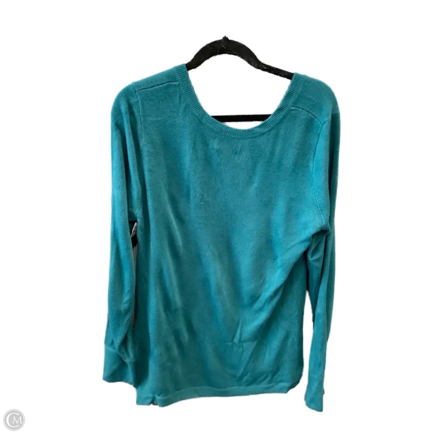 Top Long Sleeve By Croft And Barrow In Green, Size: L