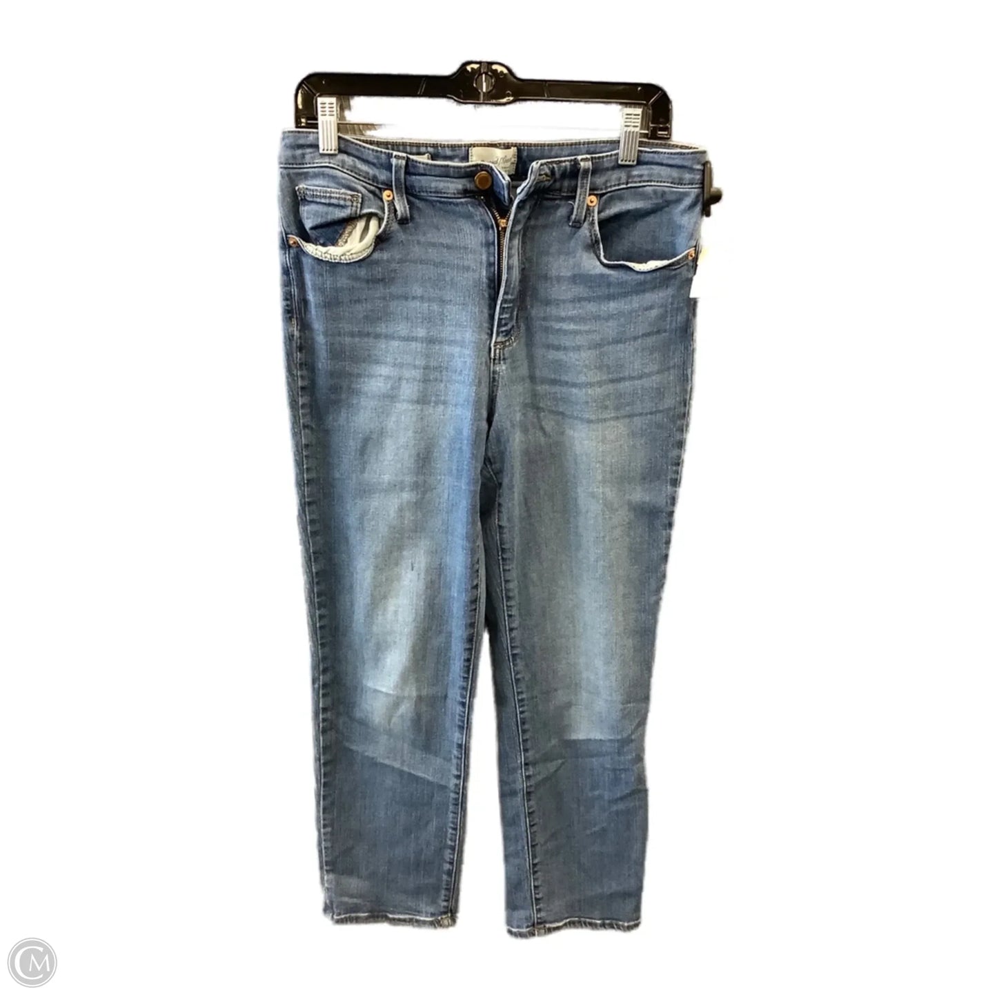 Jeans Straight By Universal Thread In Blue Denim, Size: 10