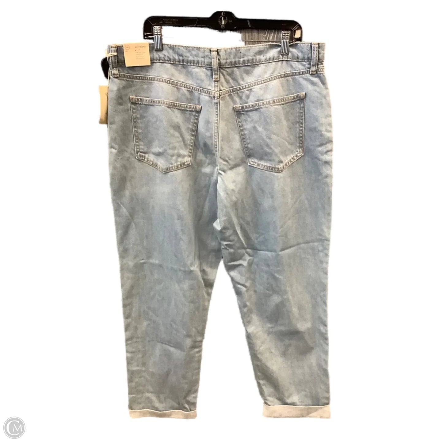 Jeans Boyfriend By Universal Thread In Blue Denim, Size: 14