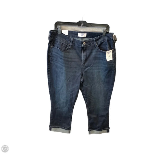 Capris By Denizen By Levis In Blue Denim, Size: 18