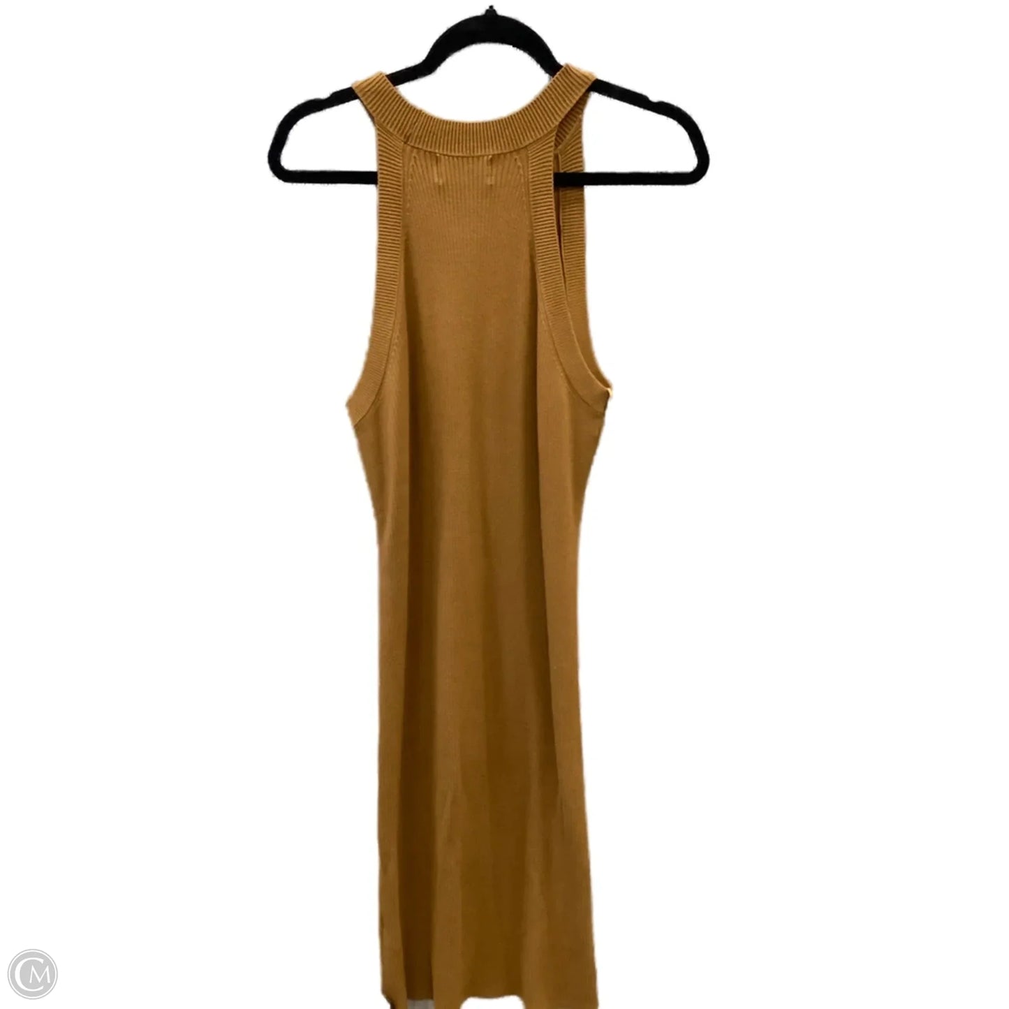 Dress Casual Midi By Old Navy In Bronze, Size: L
