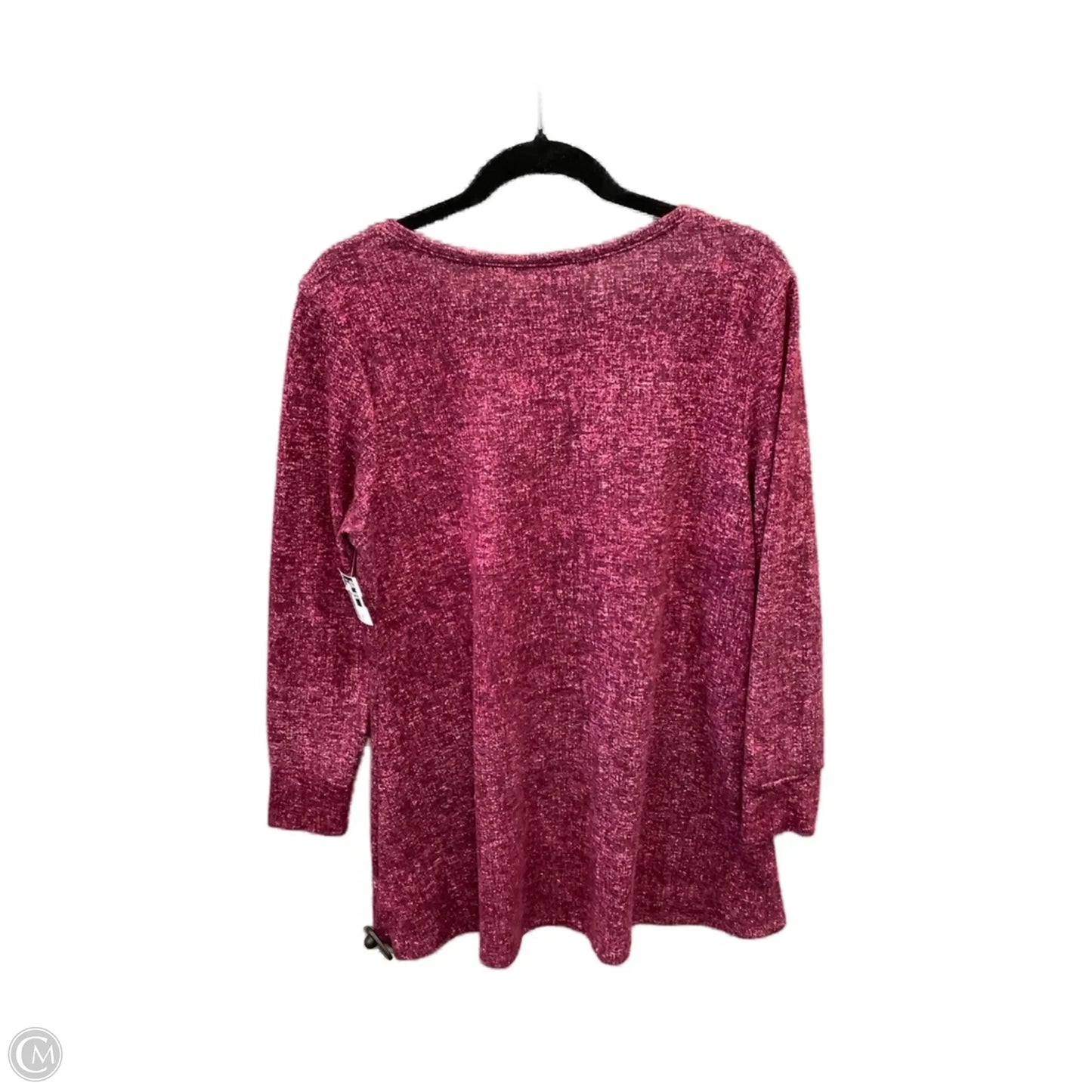 Top Long Sleeve By Lularoe In Pink, Size: M
