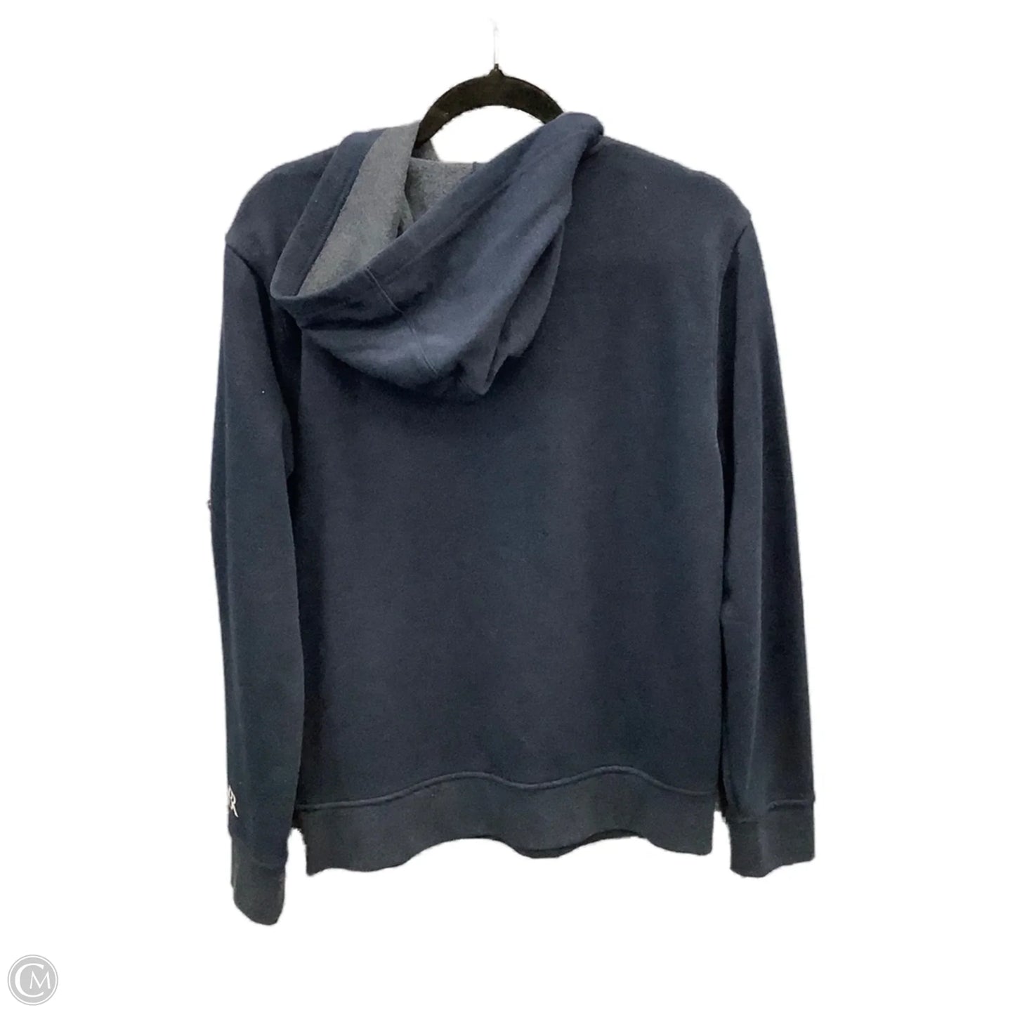 Sweatshirt Hoodie By Banana Republic In Navy, Size: M