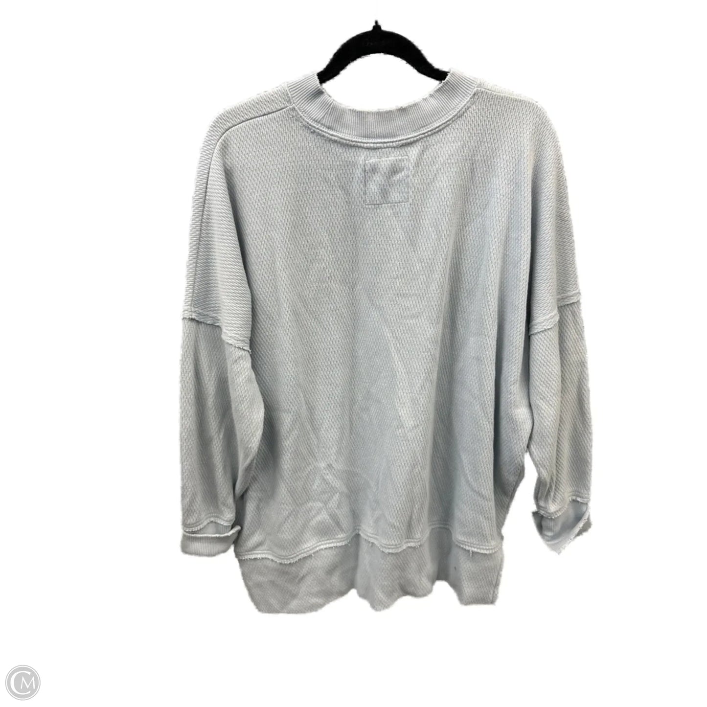 Top Long Sleeve By Aerie In Blue, Size: S