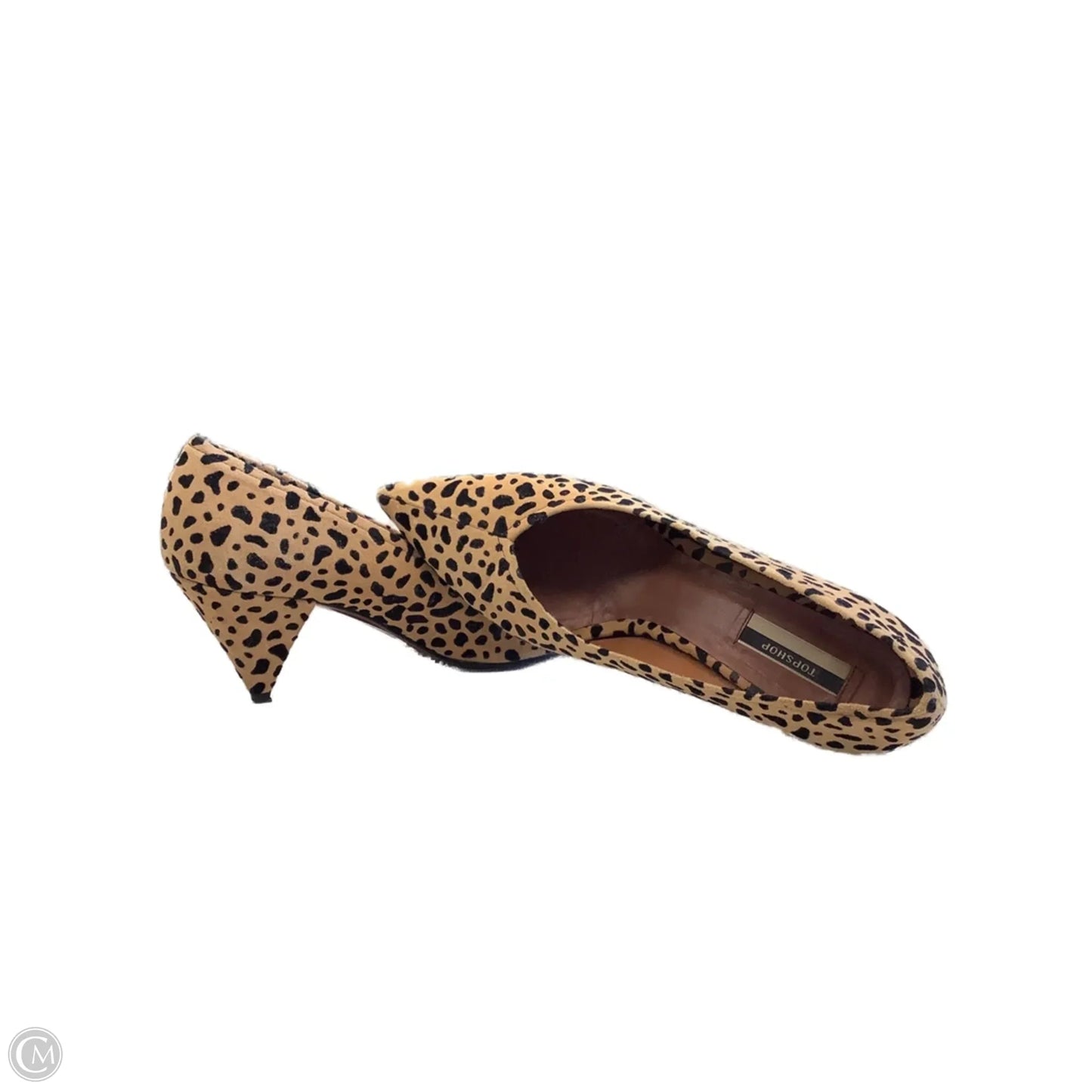 Shoes Heels Kitten By Top Shop In Animal Print, Size: 6.5