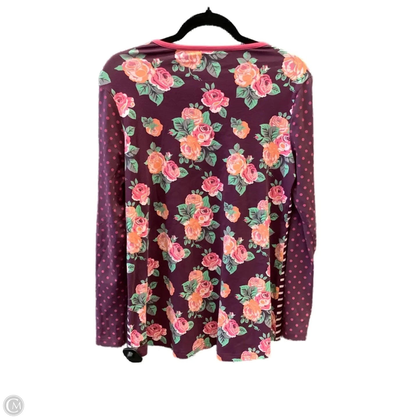 Top Long Sleeve By Matilda Jane In Purple, Size: S
