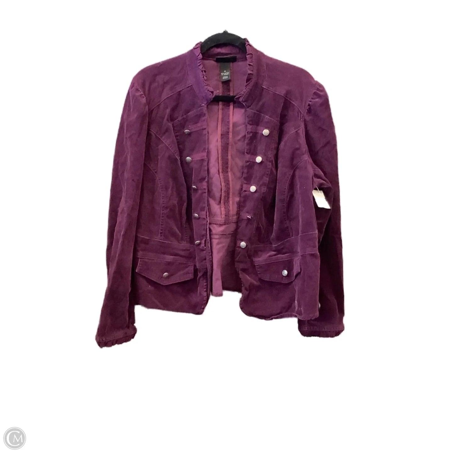 Jacket Other By Lane Bryant In Purple, Size: 1x
