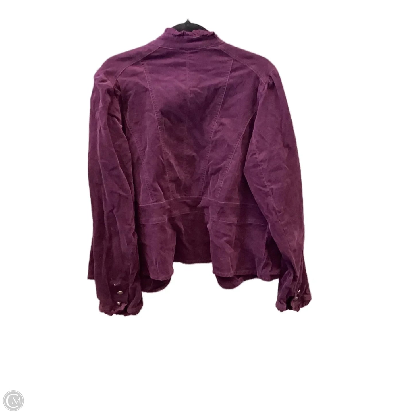 Jacket Other By Lane Bryant In Purple, Size: 1x