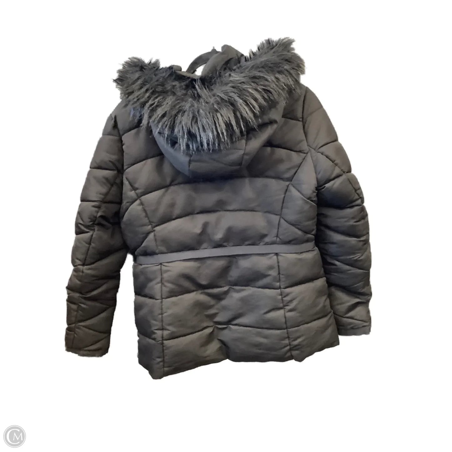 Coat Puffer & Quilted By Guess In Black, Size: L