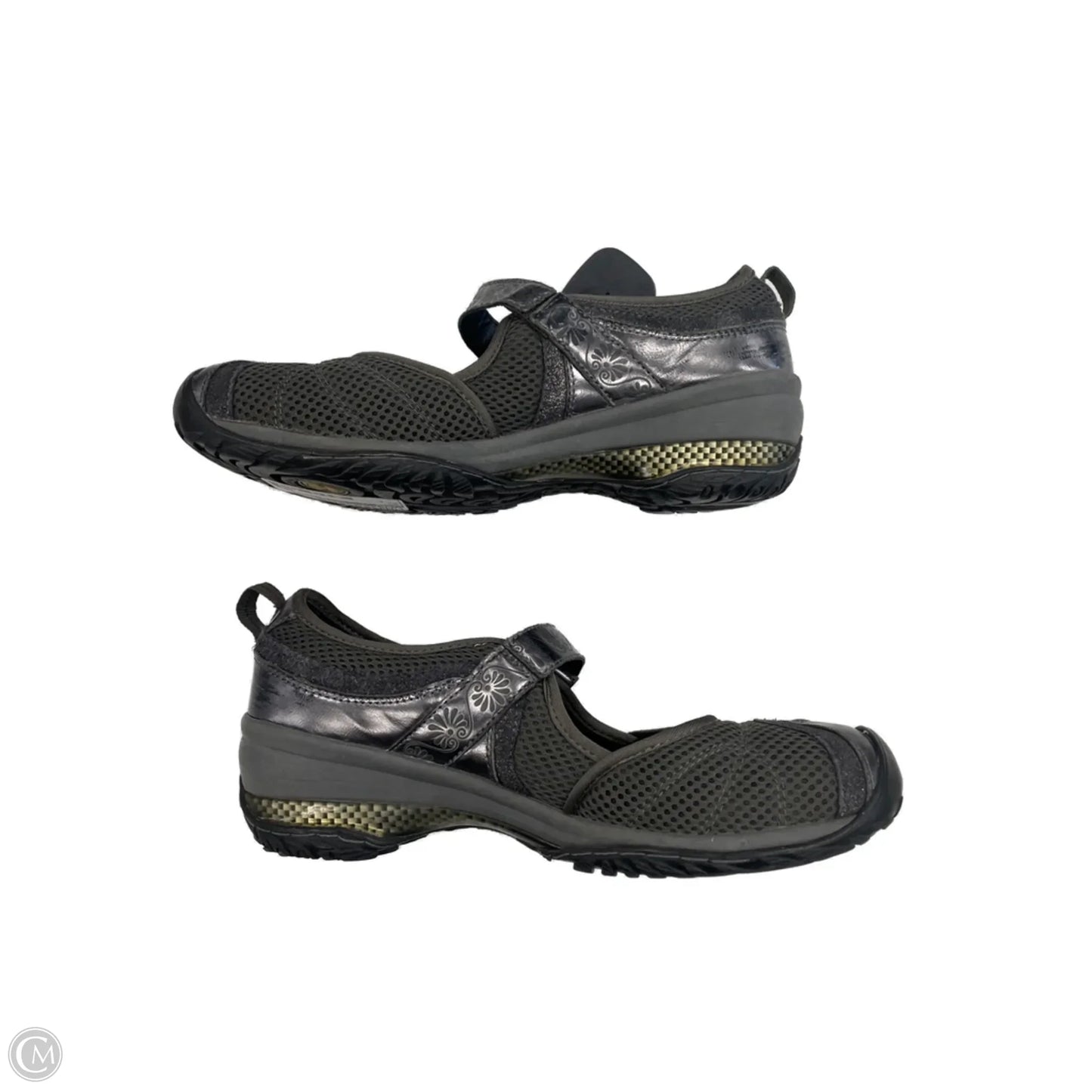 Shoes Flats By Jambu In Grey, Size: 8