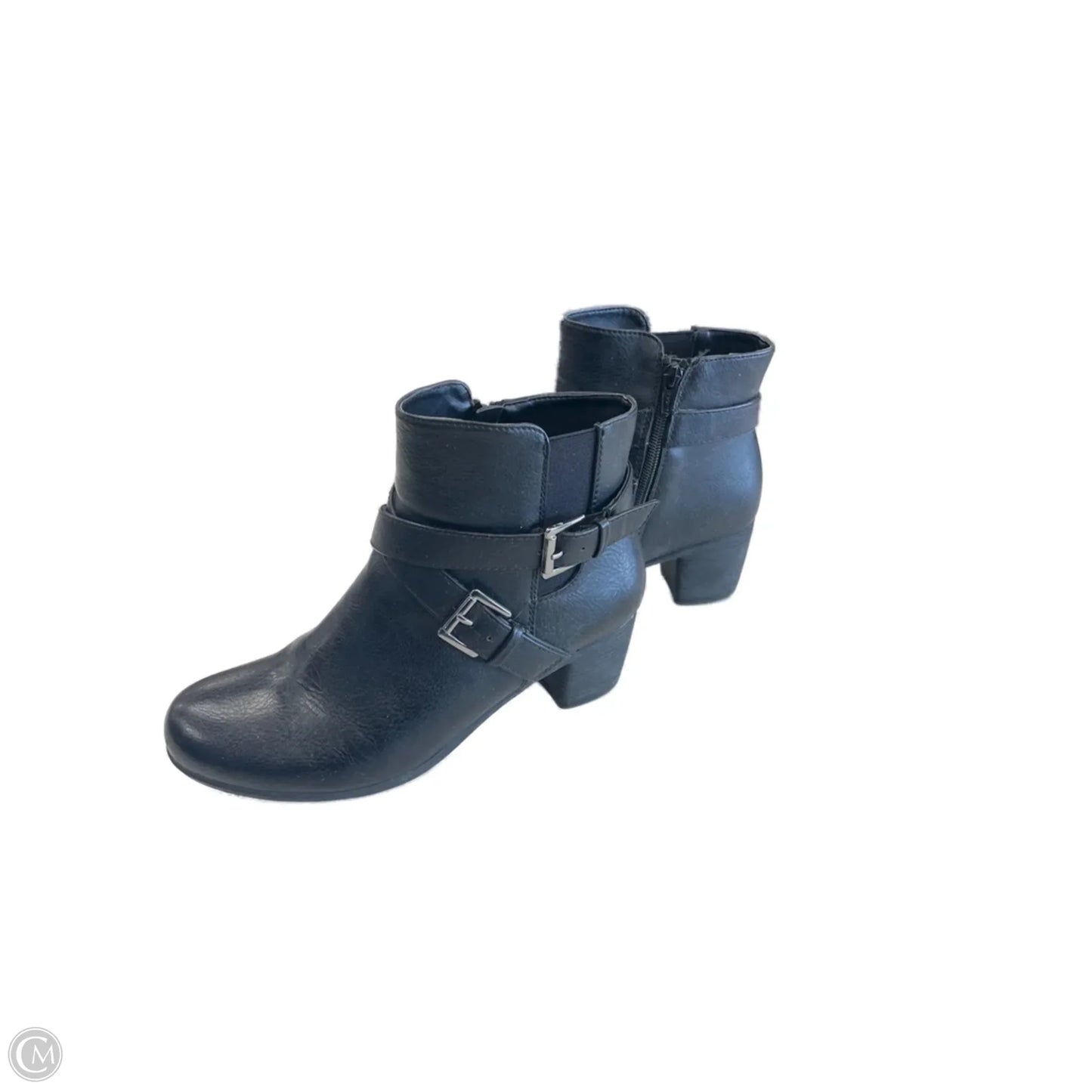 Boots Ankle Flats By Croft And Barrow In Black, Size: 8.5