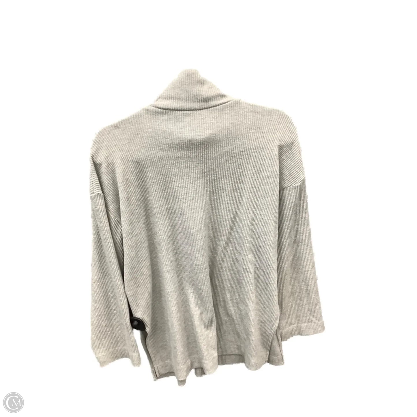 Top Long Sleeve By H&m In Grey, Size: S