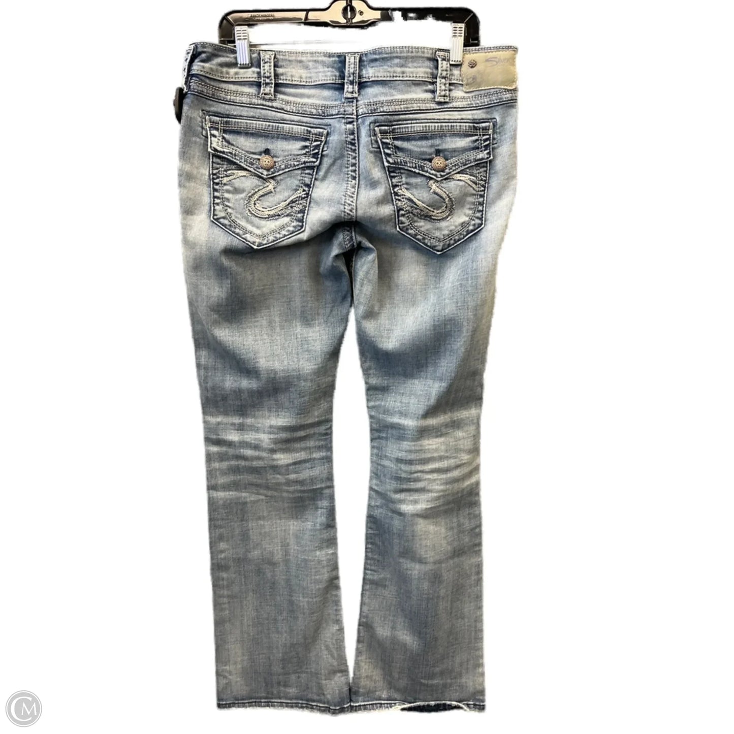 Jeans Straight By Silver In Blue Denim, Size: 10