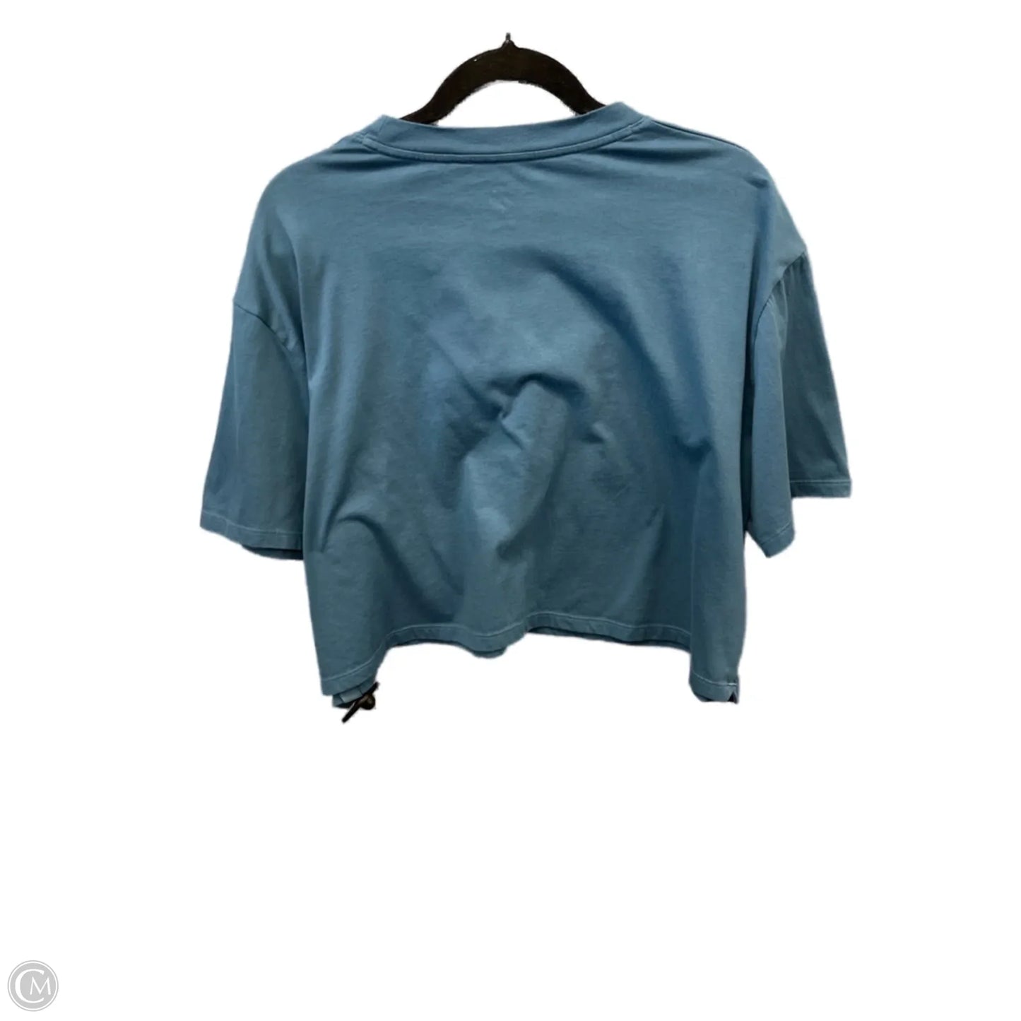 Athletic Top Short Sleeve By Under Armour In Blue, Size: L