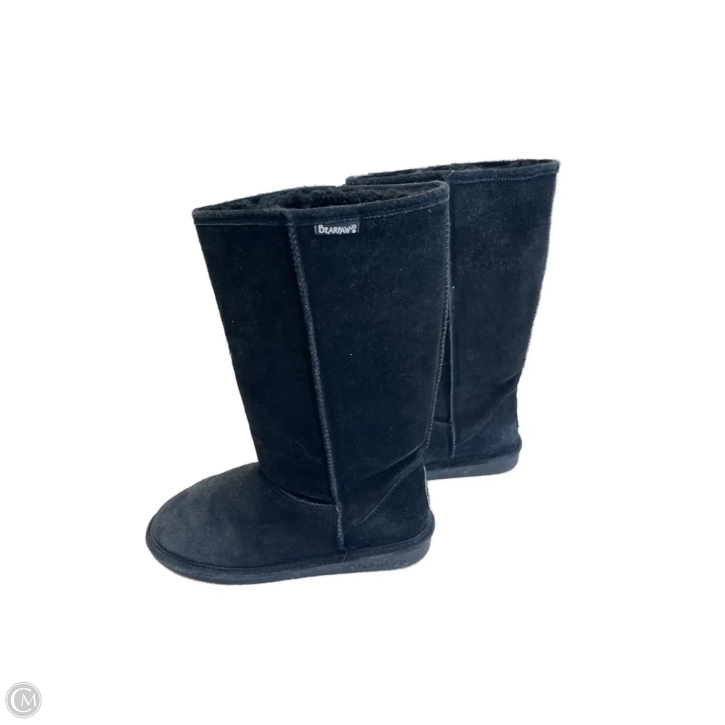 Boots Mid-calf Flats By Bearpaw In Black, Size: 10
