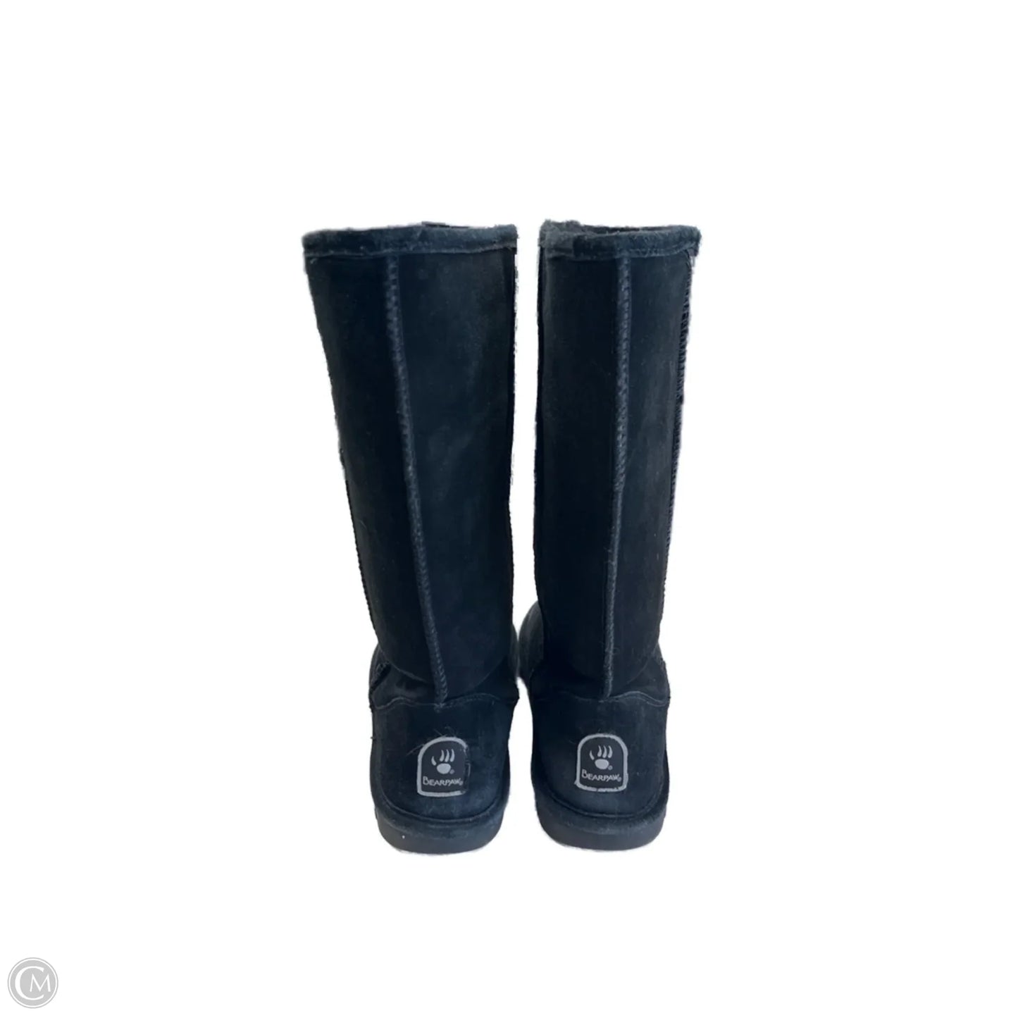 Boots Mid-calf Flats By Bearpaw In Black, Size: 10
