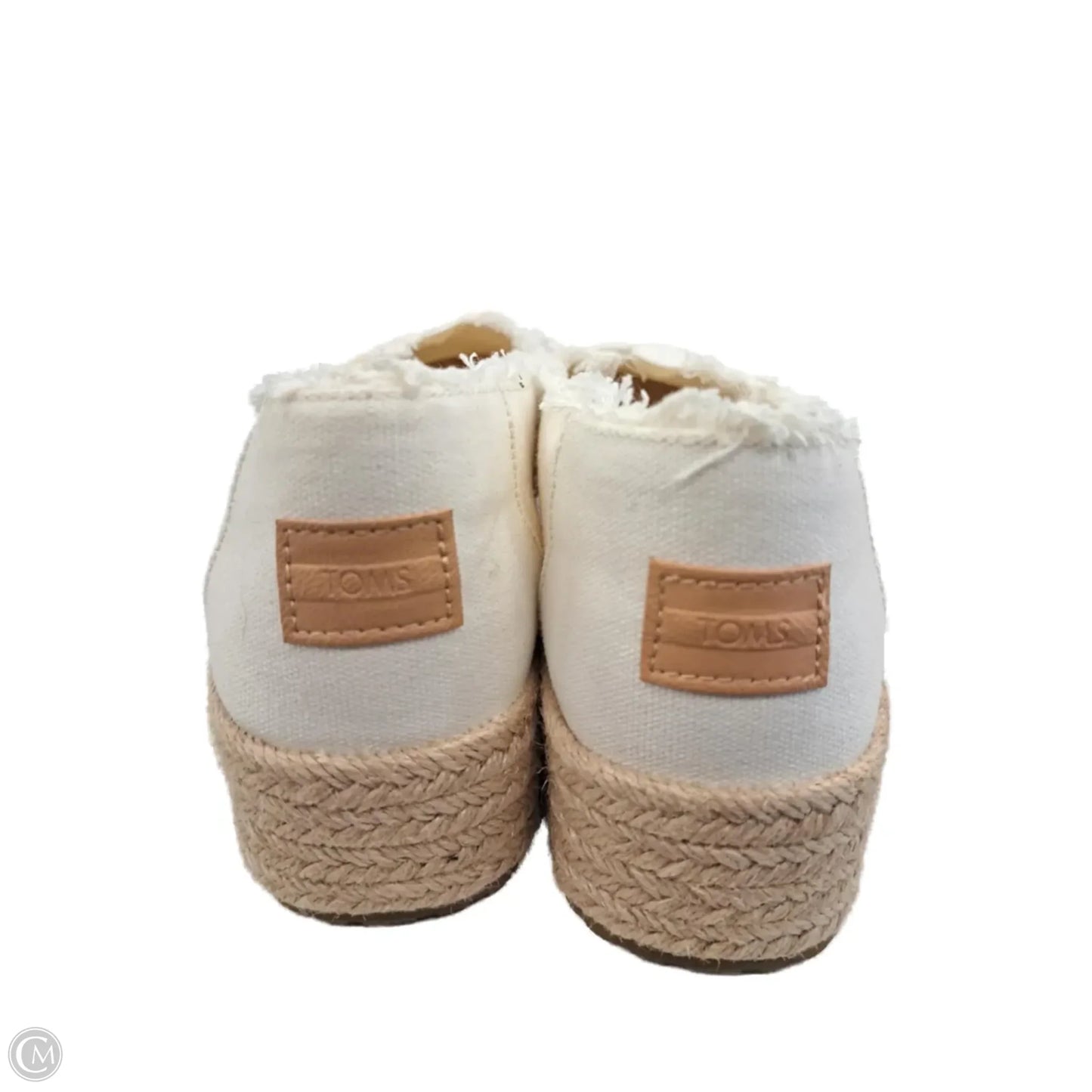 Shoes Heels Platform By Toms In White, Size: 9