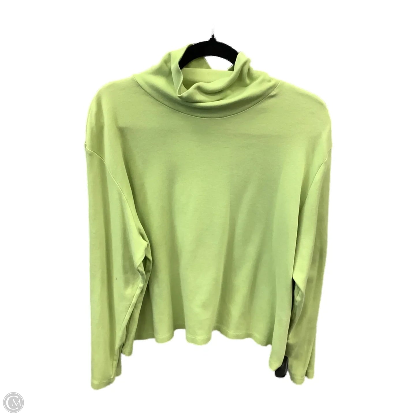 Top Long Sleeve By Coldwater Creek In Green, Size: 2x