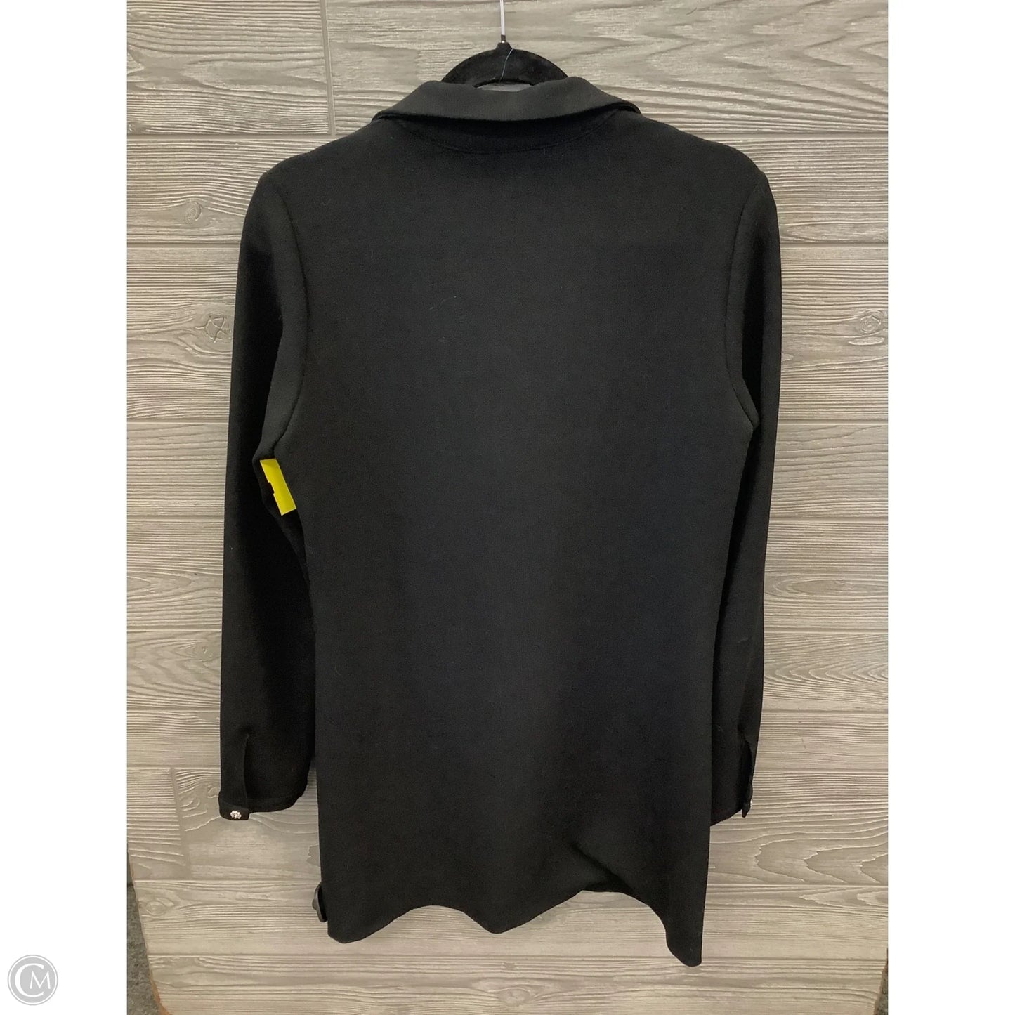 Tunic Long Sleeve By Zara In Black, Size: M
