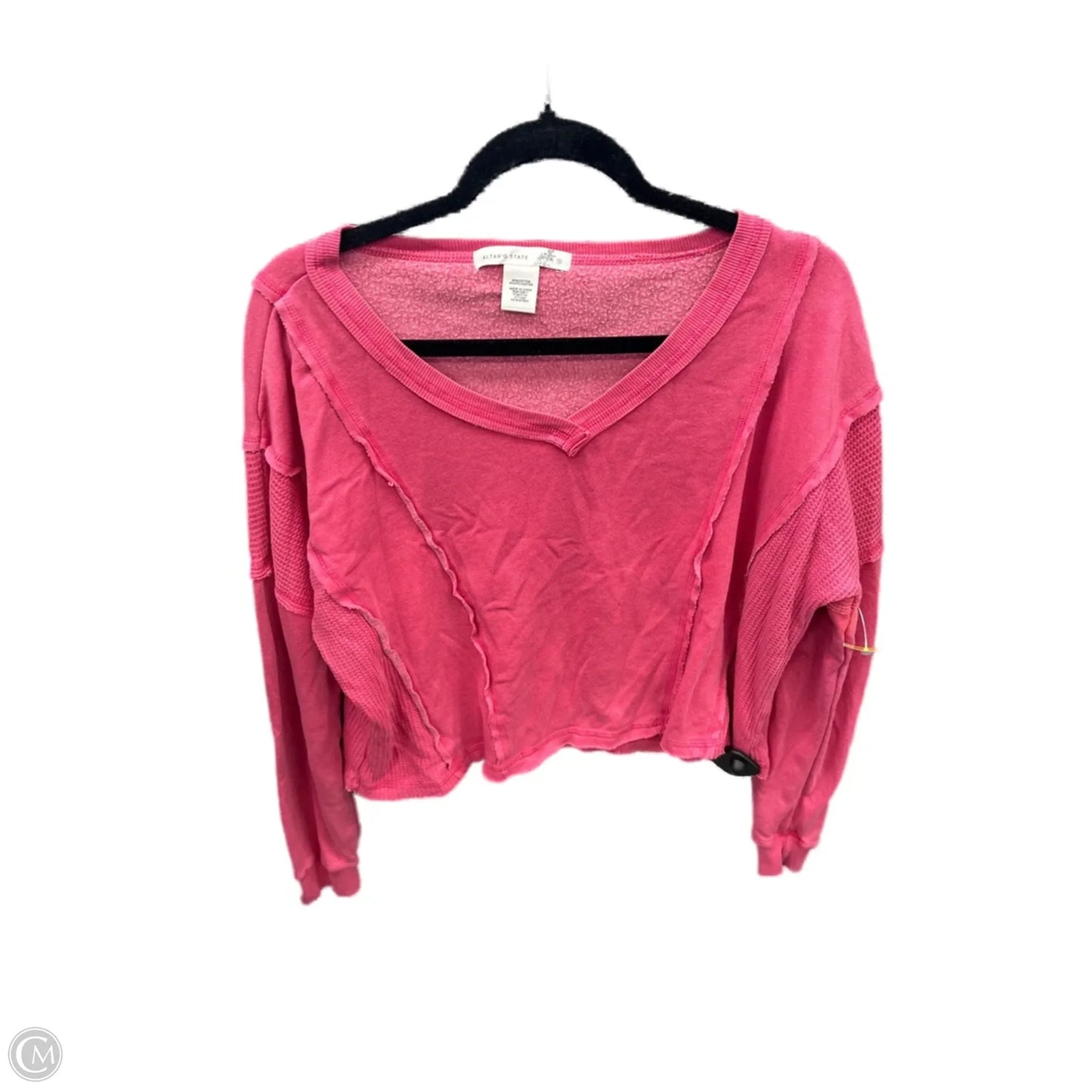 Top Long Sleeve By Altard State In Pink, Size: S