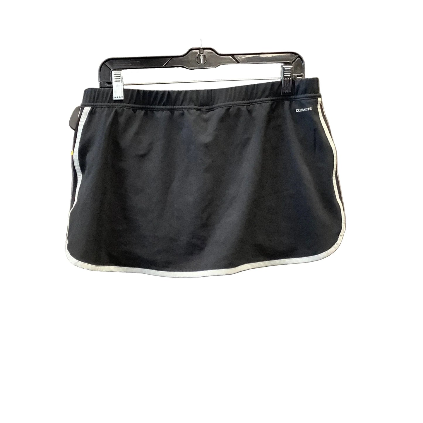 Athletic Skort By Adidas In Black, Size: M