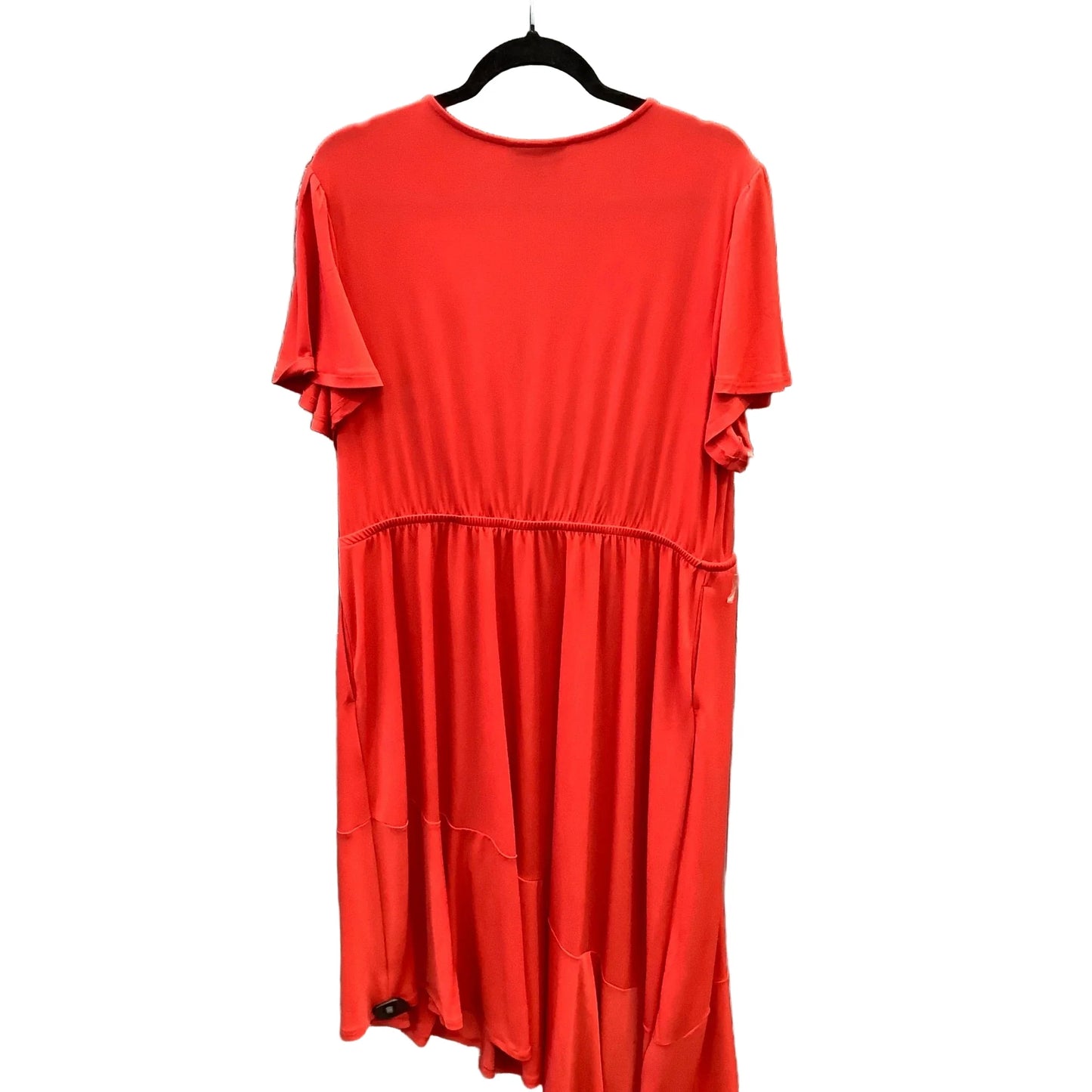Dress Casual Midi By Lane Bryant In Orange, Size: 1x