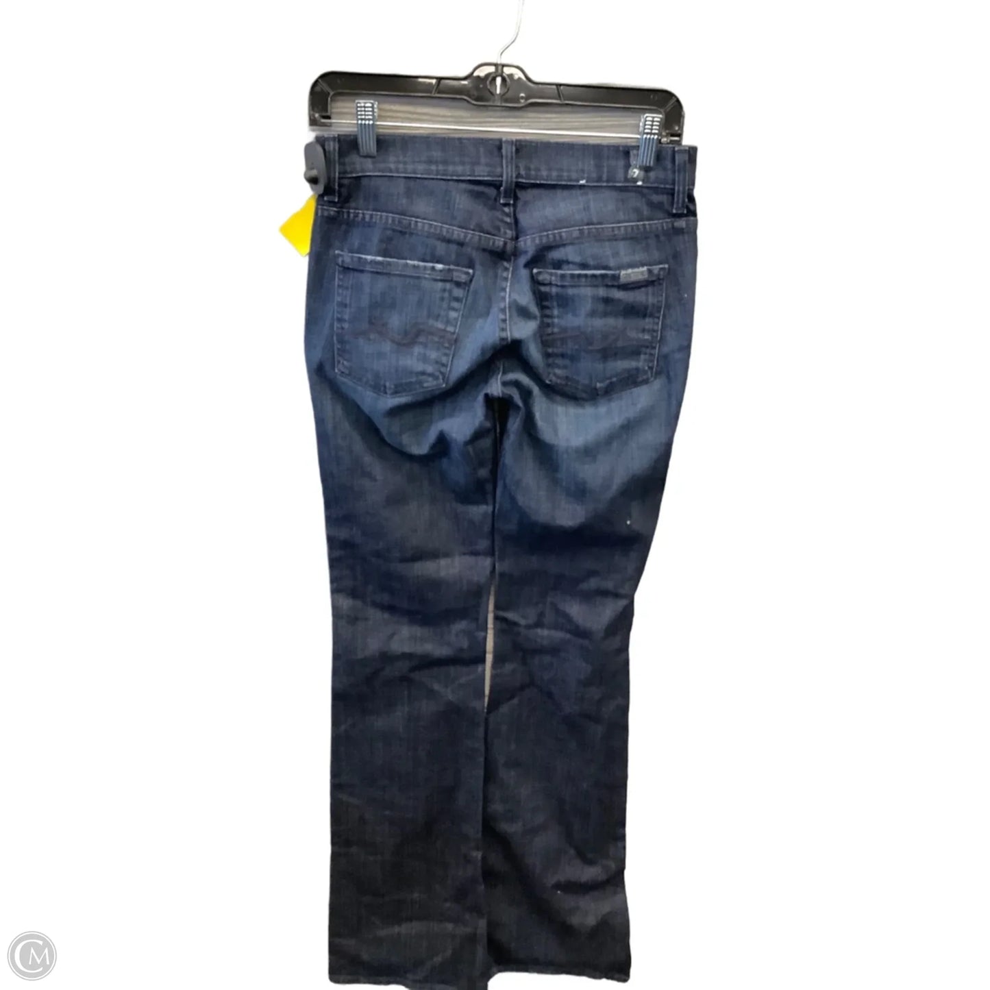 Jeans Boot Cut By 7 For All Mankind In Blue Denim, Size: 2