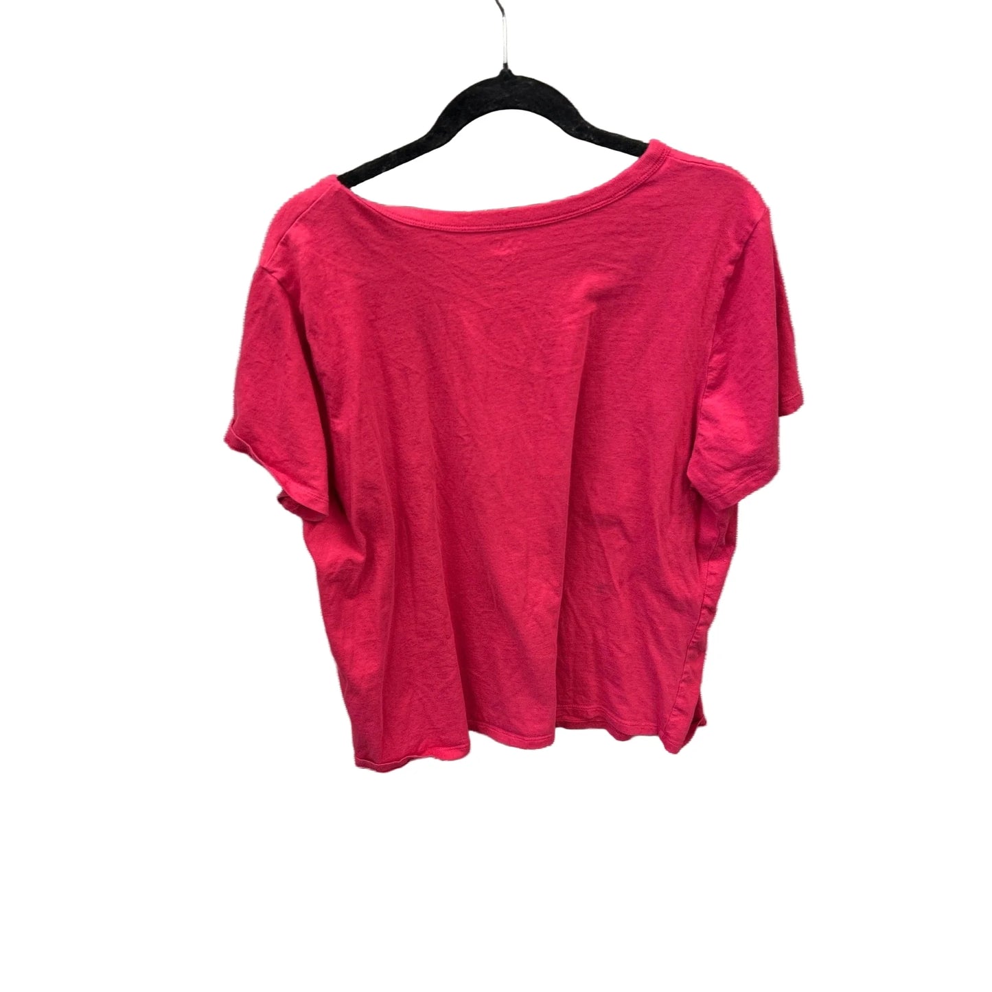 Top Short Sleeve Basic By Old Navy In Pink, Size: 2x
