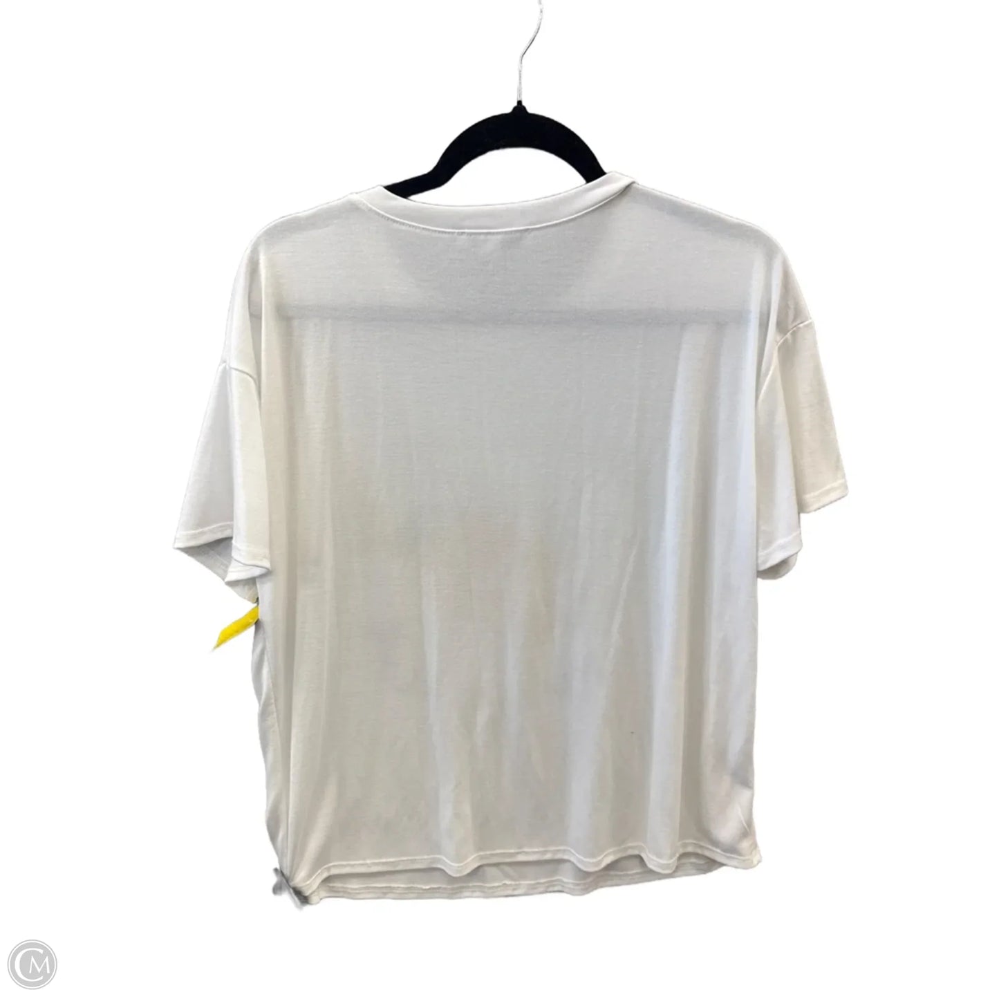 Top Short Sleeve By Green Envelope In White, Size: L