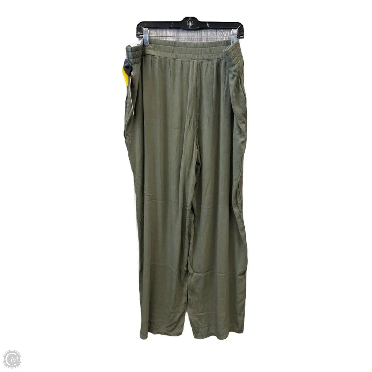 Pants Wide Leg By Three Dots In Green, Size: 18