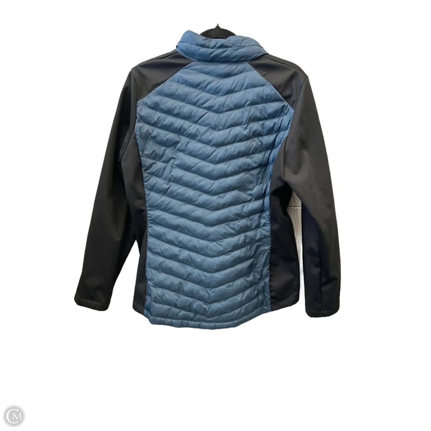 Jacket Puffer & Quilted By 32 Degrees In Black & Blue, Size: L
